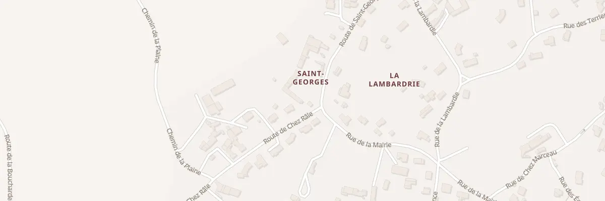 Plan du 1 Rte de Saint Georges à Claix