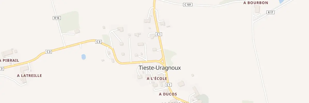 Plan du 5801 A Bouzigot à Tieste-Uragnoux