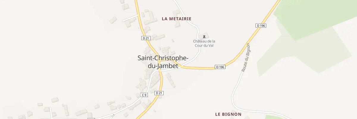 Plan du 5086 Chateau de la Cour du Val à Saint-Christophe-du-Jambet