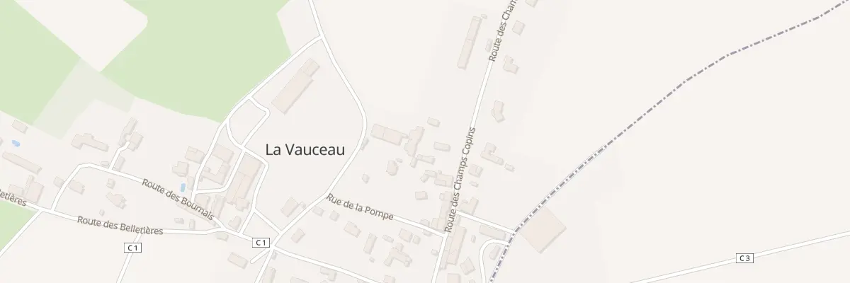 Plan du 10 Rte des Champs Copins à Chalandray
