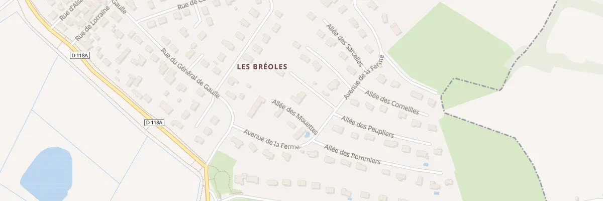 Plan du 4 All des Mouettes à Blonville-sur-Mer