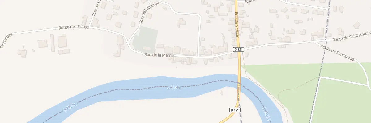 Plan du 280 Rue de la Marne à Saint-Antoine-sur-l’Isle