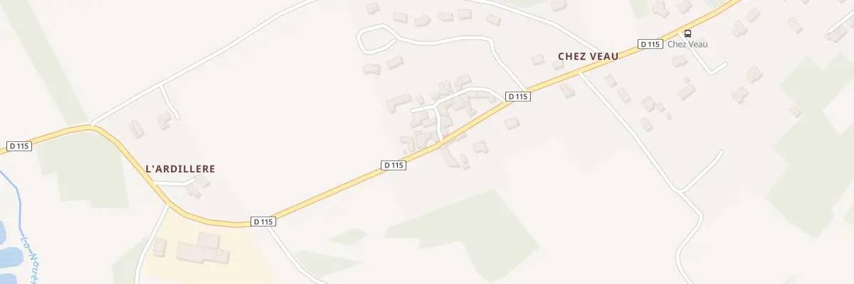 Plan du 5177 Chez Veau à Asnières-sur-Nouère