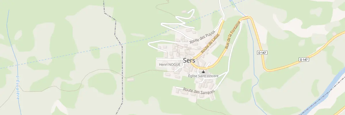 Plan du 5196 Le Village à Sers