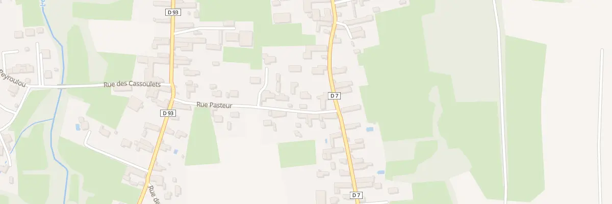 Plan du 4 Rue Pasteur à Oursbelille