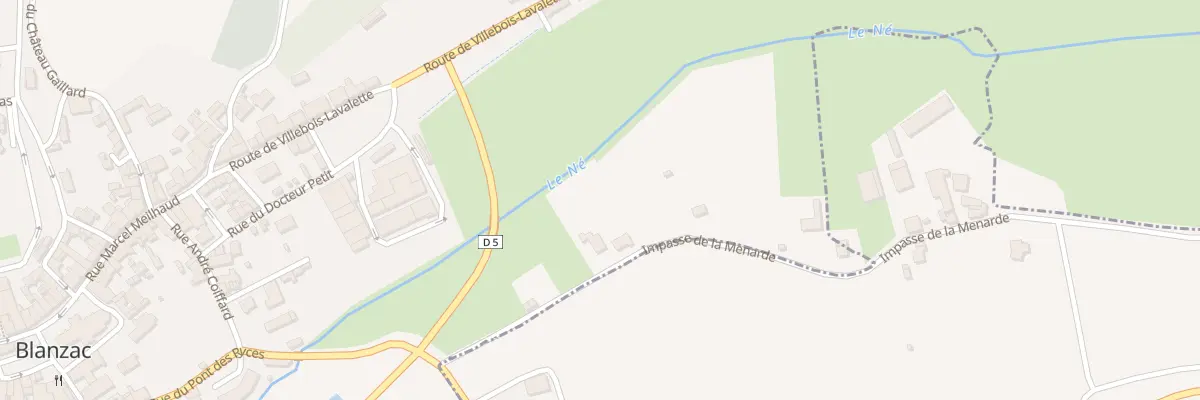 Plan du 5 Imp de la Ménarde à Coteaux-du-Blanzacais