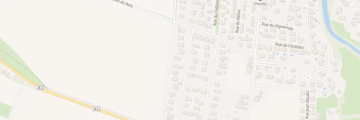 Plan du 10 Rue du Péguère à Bordères-sur-l’Échez
