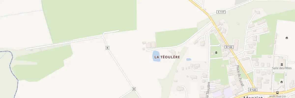 Plan du 145 Rte de Sauboires à Manciet