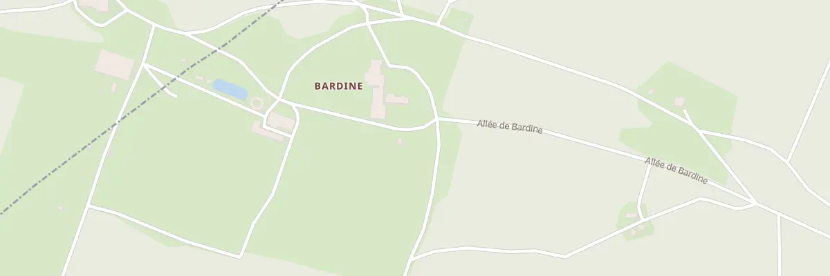 Plan du 55 Bardine à Pompogne
