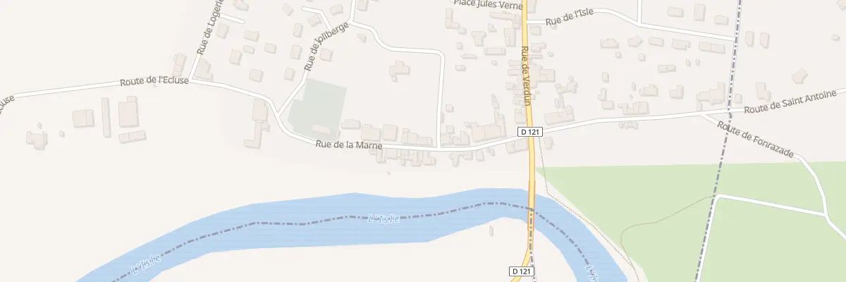 Plan du 307 Rue de la Marne à Saint-Antoine-sur-l’Isle