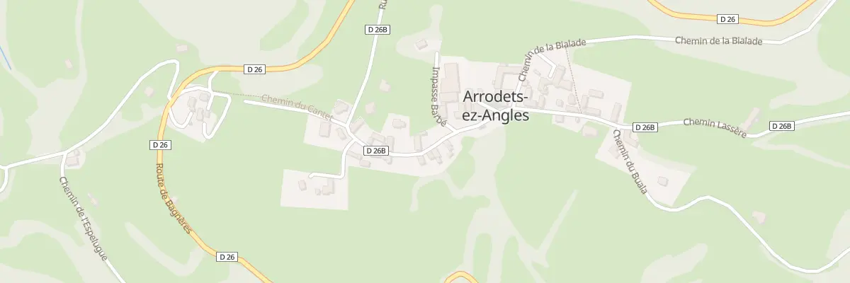 Plan du 5004 D’Arres à Arrodets-ez-Angles