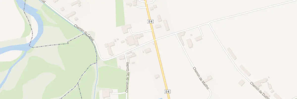 Plan du 26 Che du Canal à Labatut-Rivière