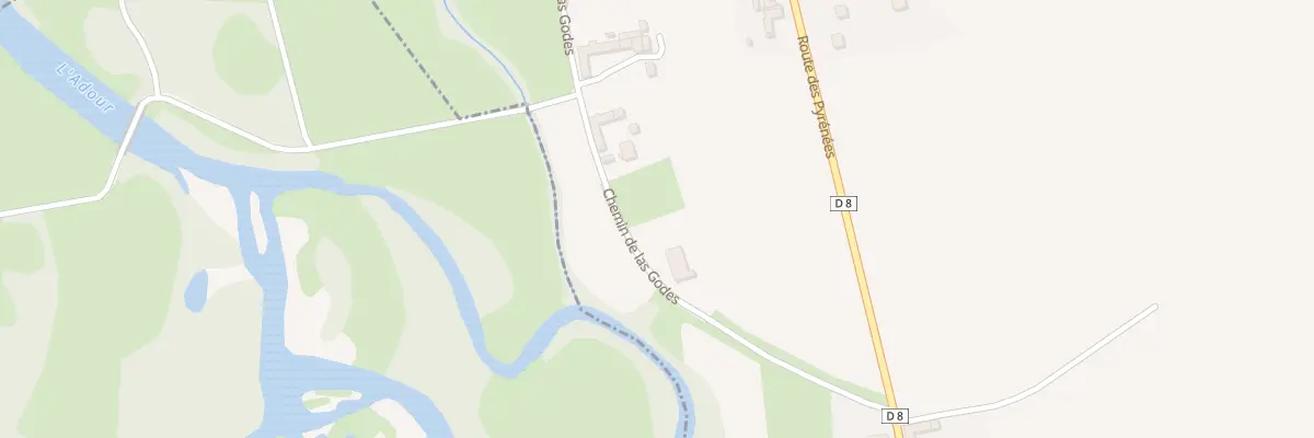 Plan du 5 Che de Las Godes à Labatut-Rivière