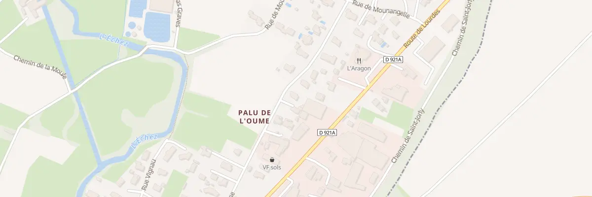 Plan du 7 Rue Palu de l’Oume à Juillan