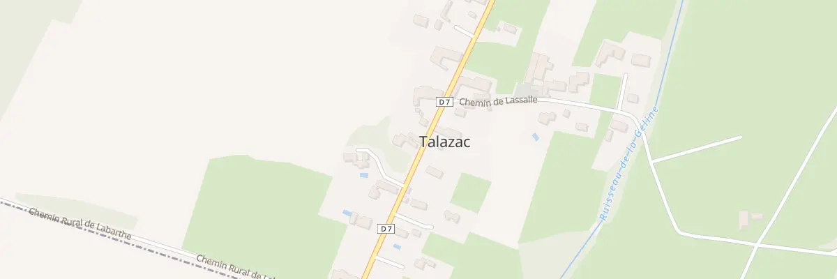 Plan du 15 Rue Ste - Eulalie à Talazac