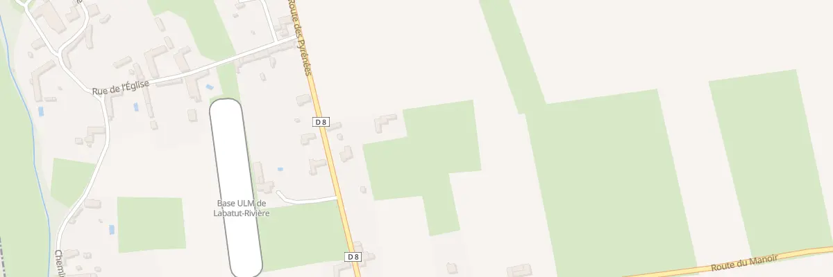 Plan du 23 Rte des Pyrénées à Labatut-Rivière