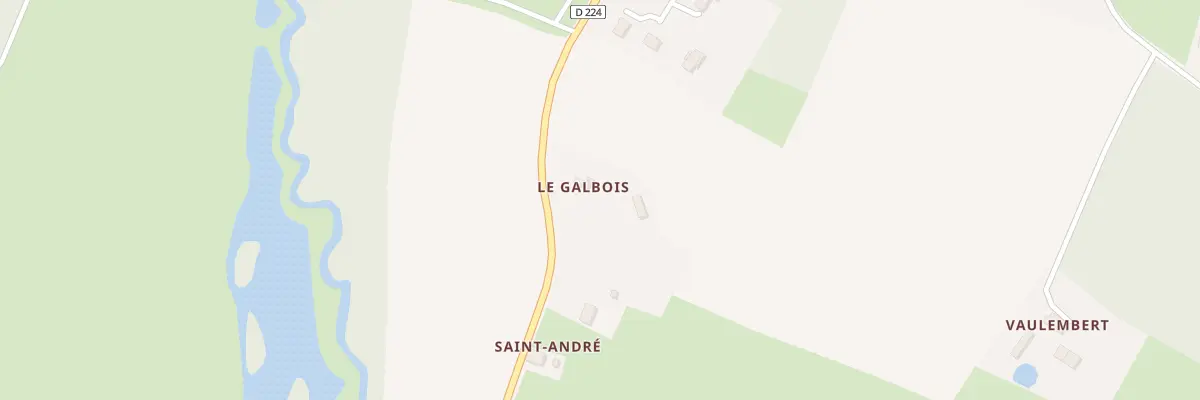 Plan du 5405 Le Galbois à Thorée-les-Pins