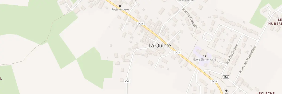 Plan du 8 Rue de Coulans à La Quinte