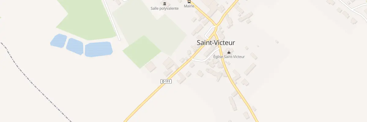 Plan du 14 Rue de la Mairie à Saint-Victeur