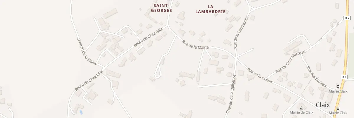 Plan du 15 Rue de la Mairie à Claix