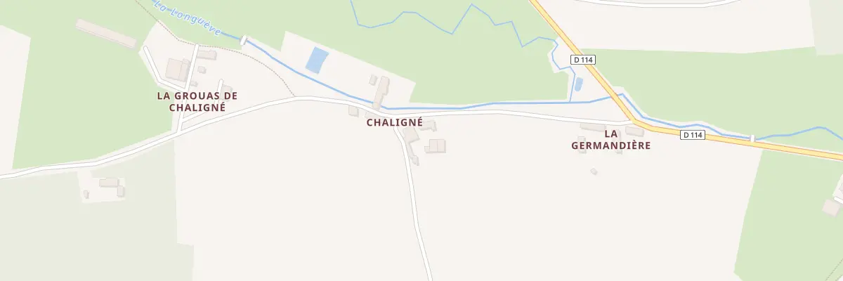 Plan du 5090 Chaligné à Vernie