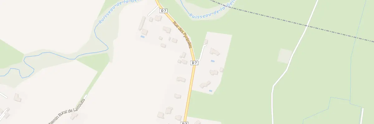 Plan du 35 Rue des Pyrénées à Siarrouy