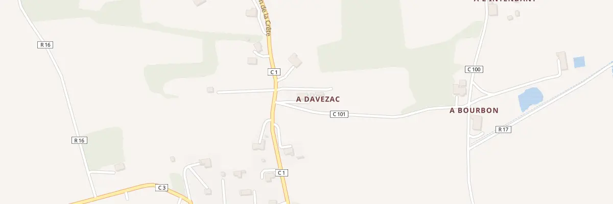 Plan du 5013 A Davezac à Tieste-Uragnoux