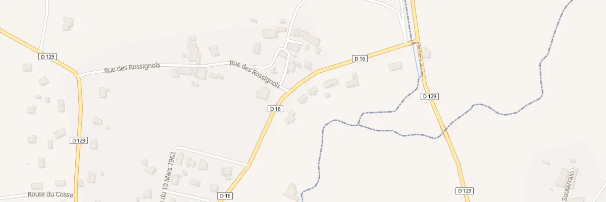 Plan du 500 Rte des Landerron à Mongauzy
