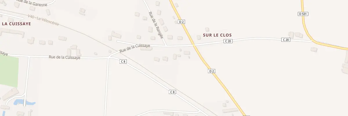 Plan du 3 Rue de la Cuissaye à Lonrai