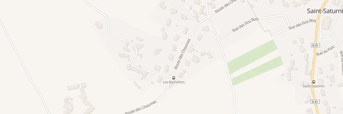 Plan du 52 Rte des Chaumes à Saint-Saturnin
