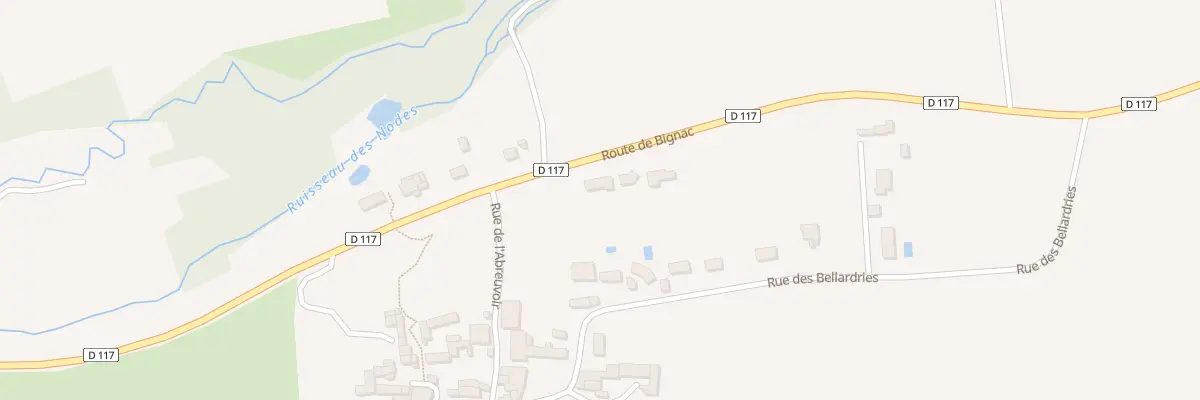 Plan du 34 Rte de Bignac à Genac-Bignac