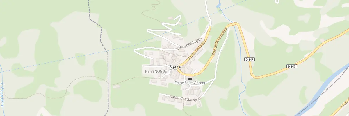 Plan du 5206 Le Village à Sers
