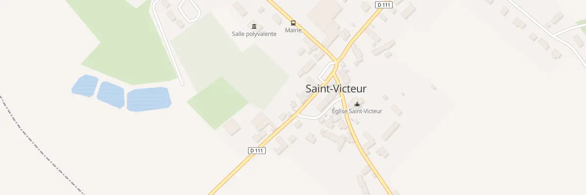 Plan du 12 Rue de la Mairie à Saint-Victeur