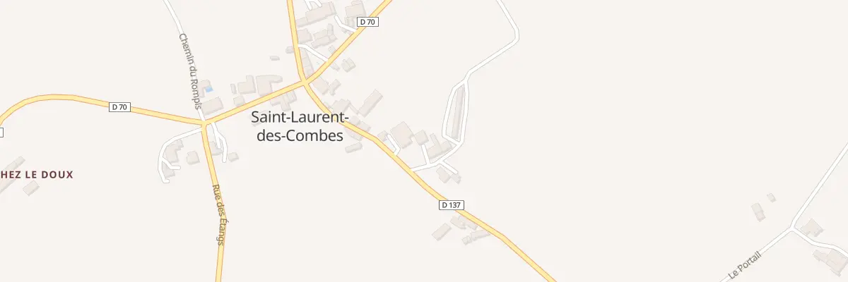 Plan du 9 Rue des Grands Prés à Saint-Laurent-des-Combes