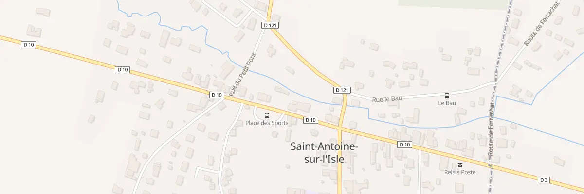 Plan du 76 Le Bourg à Saint-Antoine-sur-l’Isle