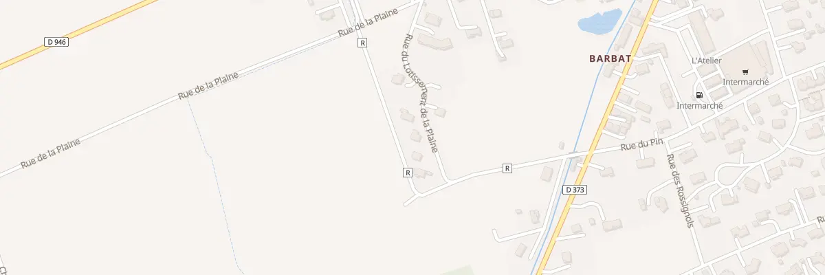 Plan du 9 Lot de la Plaine à Plaisance