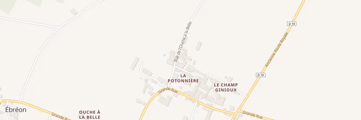 Plan du 5057 La Potonniere à Ébréon