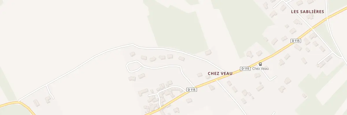 Plan du 4 Chez Veau à Asnières-sur-Nouère