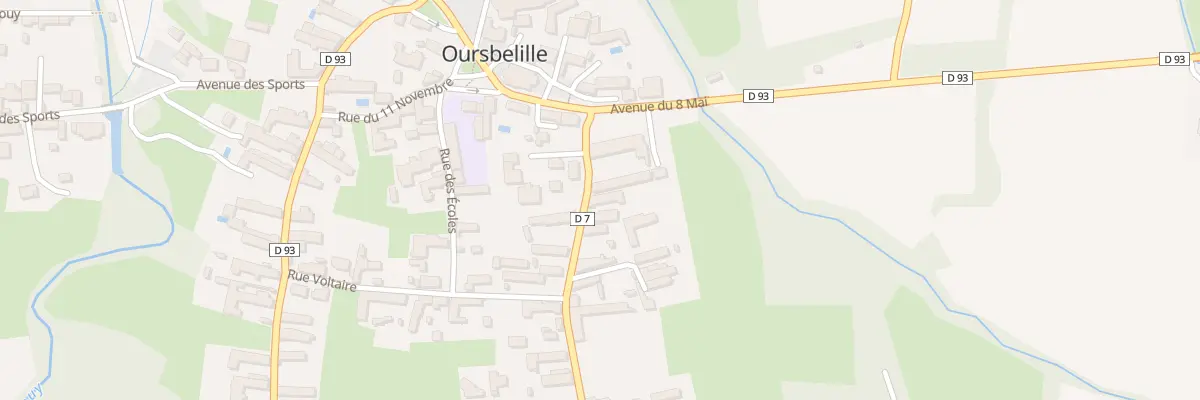 Plan du 5B Av Jean Jaurès à Oursbelille