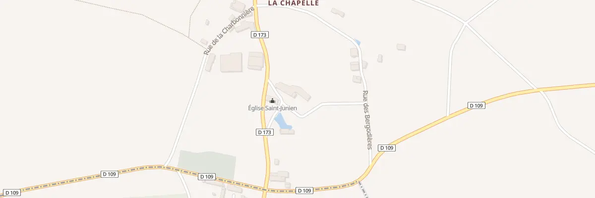 Plan du 1 Rue de la Motte des Barrières à La Chapelle-Pouilloux