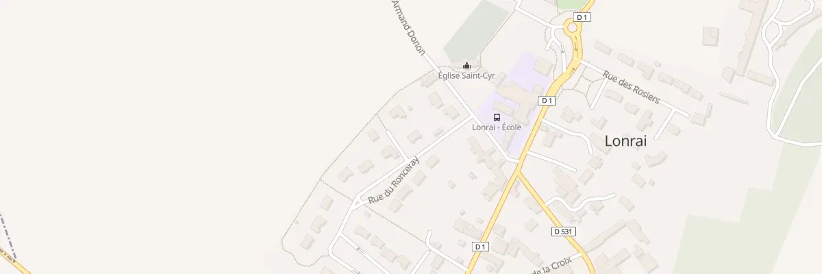 Plan du 29 Rue du Ronceray à Lonrai