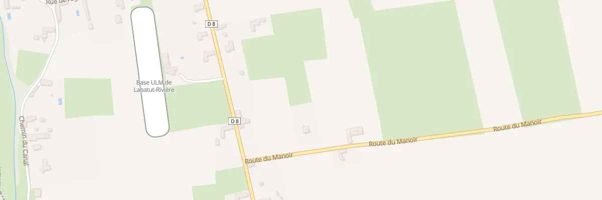 Plan du 1 Rte du Manoir à Labatut-Rivière
