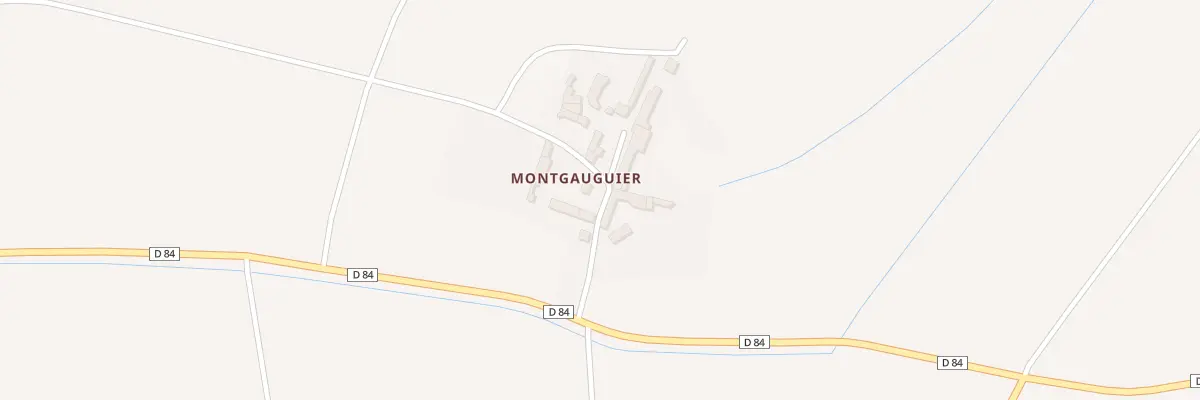 Plan du 1 Montgauguier à Maisonneuve