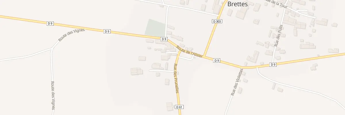 Plan du 5049 Le Quartier de l’Eglise à Brettes