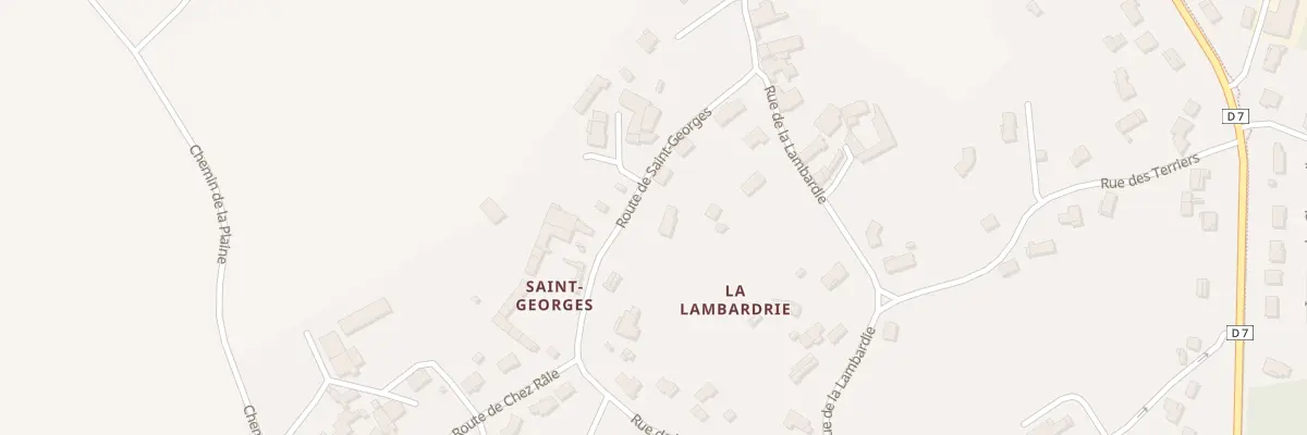 Plan du 4 Rte de Saint Georges à Claix