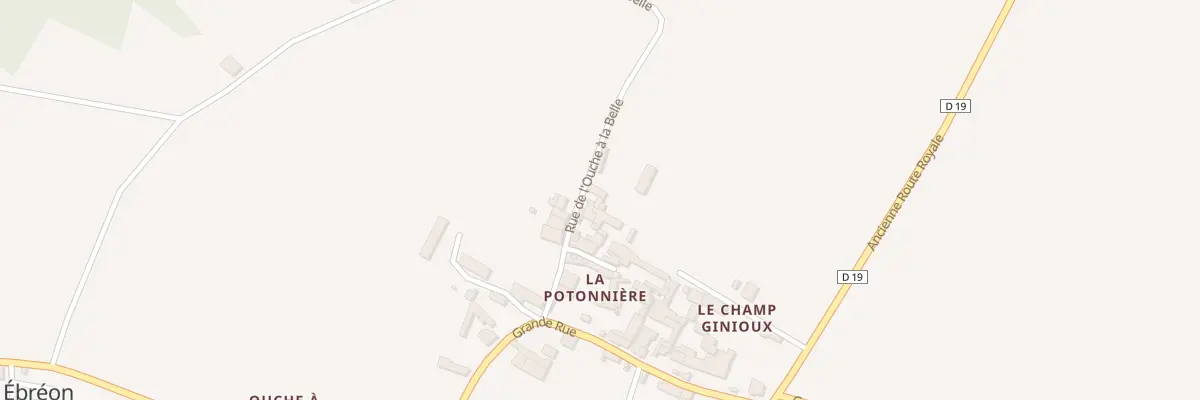 Plan du 8 Rue de l’Ouche A Belle à Ébréon