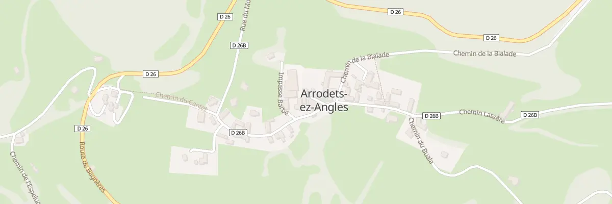 Plan du 5007 D’Arres à Arrodets-ez-Angles