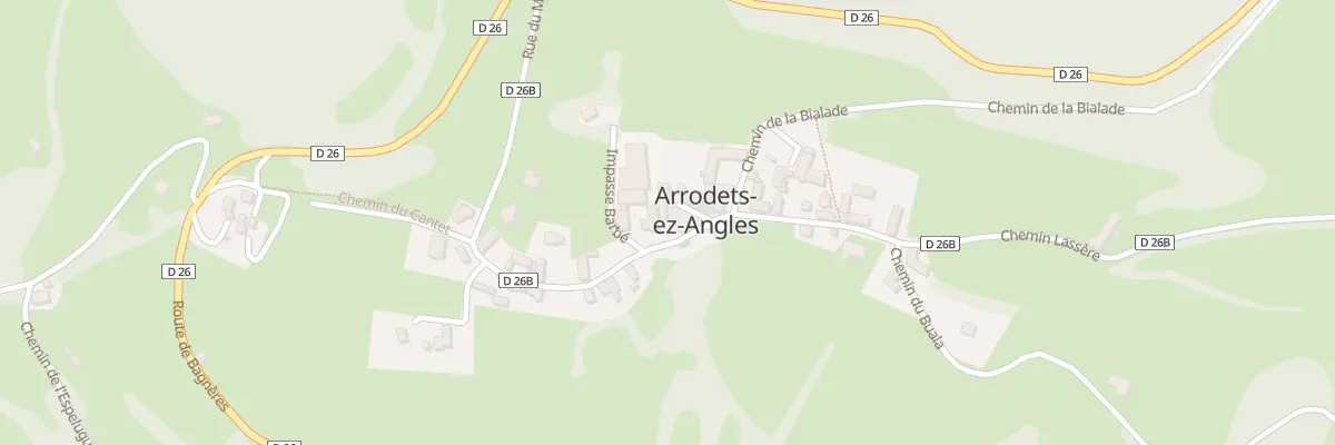 Plan du 5340 Rue du Montaigu à Arrodets-ez-Angles