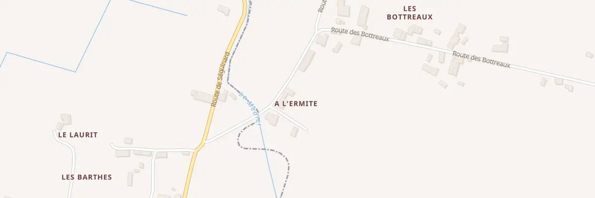 Plan du 533 Rte du Médier à Lamothe-Landerron