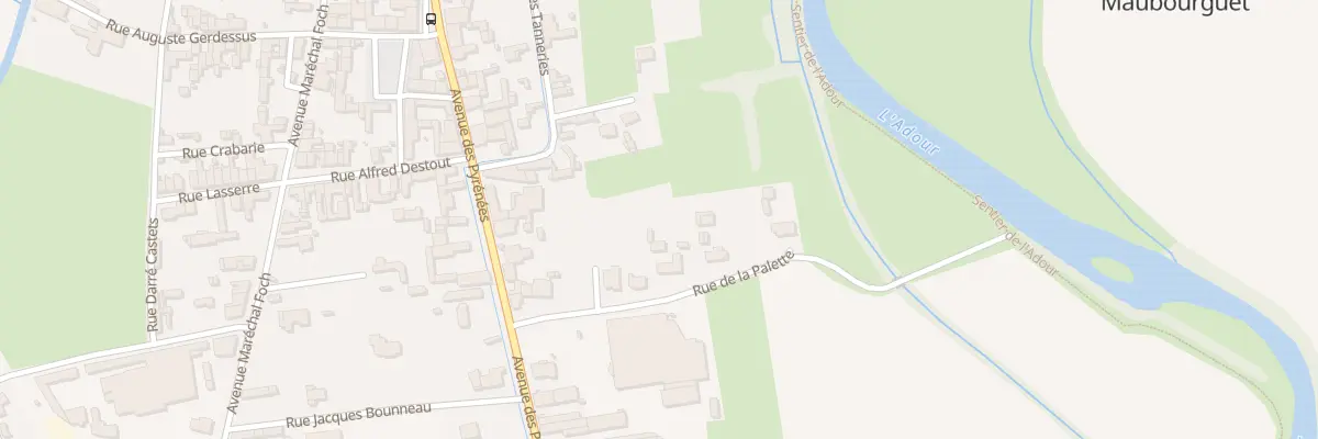 Plan du 5004 Che de la Palette à Maubourguet